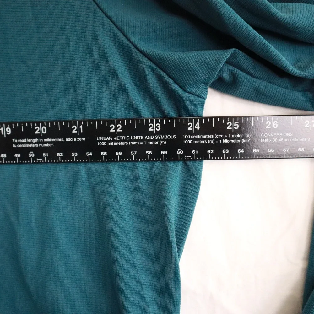 Adidas Golf 1/4 Zip Pullover‎ Mens Large Activewear Mock Neck Teal Long Sleeve